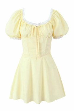 Arabela Mini Dress - Y2K Summer Grunge Outfit, 90S Fashion, Retro Style, Y2K Party & Club Look