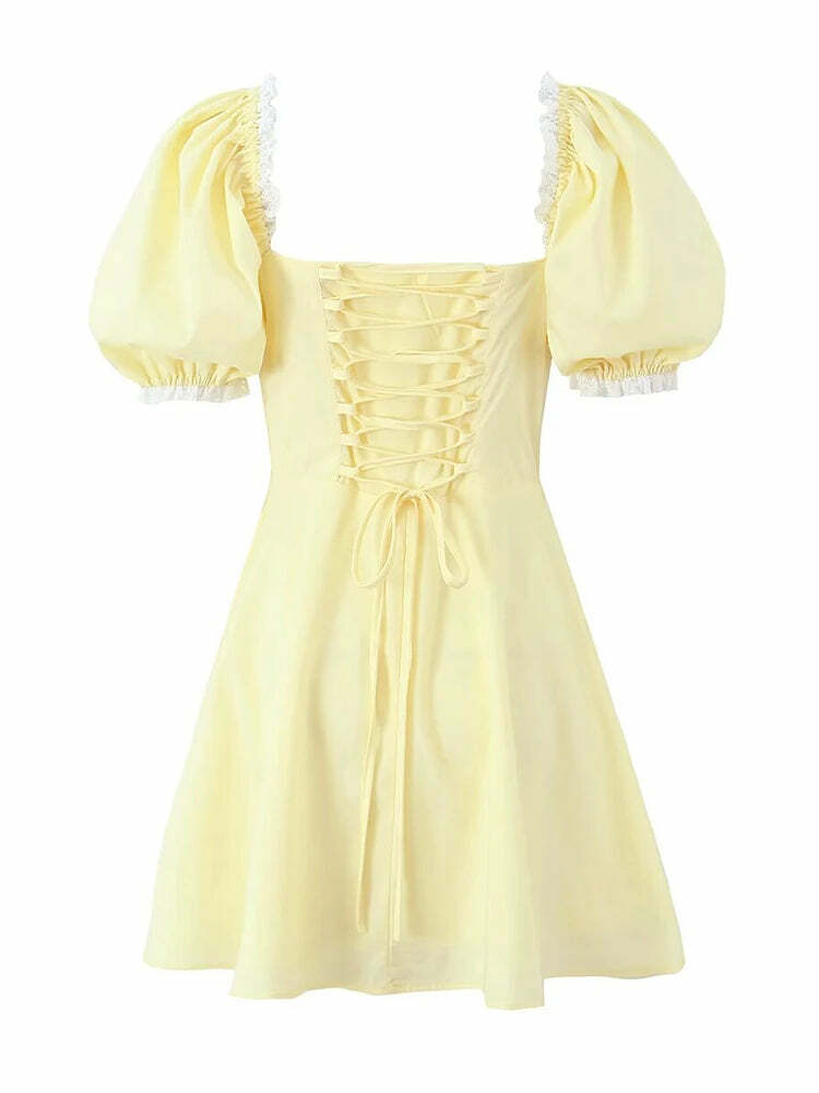 Arabela Mini Dress - Y2K Summer Grunge Outfit, 90S Fashion, Retro Style, Y2K Party & Club Look