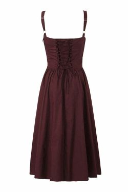 Ari Midi Dress - Y2K Summer Grunge Outfit, 90S Fashion, Retro Style, Y2K Party & Club Outfits