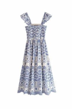 Aria Midi Dress - Y2K Summer Grunge Outfit, 90S Fashion, Retro Style, Pastel Goth, Y2K Party Look