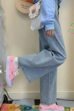 Ariella Grunge Wide Leg Denim - Y2K Summer, 90S Fashion, Retro Style, Y2K Club & Party Outfits