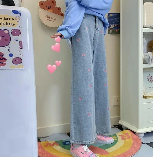 Ariella Grunge Wide Leg Denim - Y2K Summer, 90S Fashion, Retro Style, Y2K Club & Party Outfits Ariella Grunge Wide Leg Denim - Y2K Summer, 90S Fashion, Retro Style, Y2K Club & Party Outfits