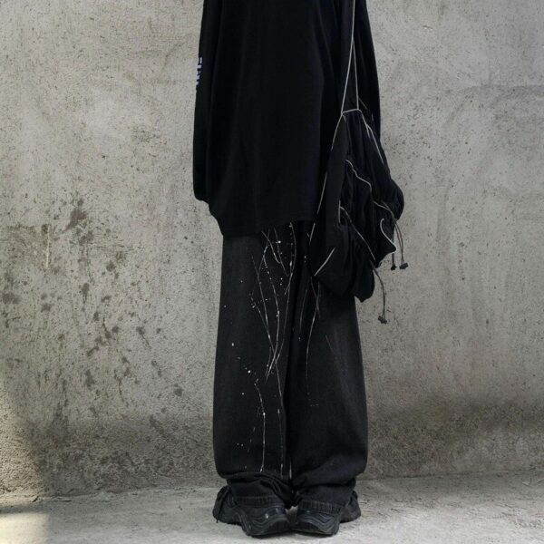 Athena Baggy Jeans - Y2K Summer Grunge, 90S Retro, Pastel Goth, Hip Hop Fashion For Women Athena Baggy Jeans - Y2K Summer Grunge, 90S Retro, Pastel Goth, Hip Hop Fashion For Women