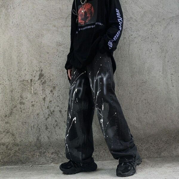 Athena Baggy Jeans - Y2K Summer Grunge, 90S Retro, Pastel Goth, Hip Hop Fashion For Women Athena Baggy Jeans - Y2K Summer Grunge, 90S Retro, Pastel Goth, Hip Hop Fashion For Women