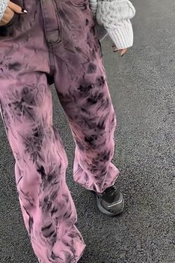 Aubree Oversized High Waisted Jeans - Y2K Grunge, 90S Fashion, Retro Summer & Party Outfits