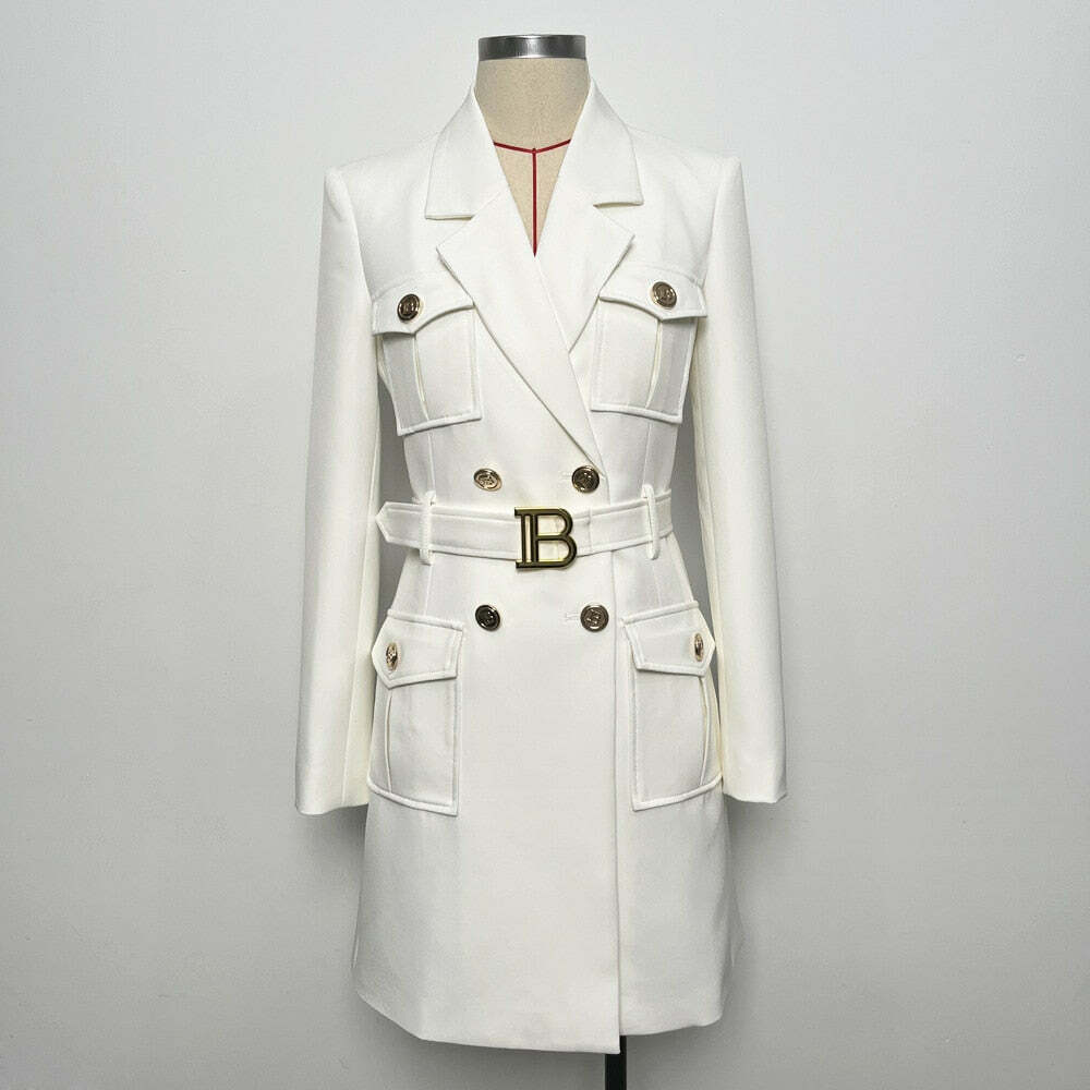 Aubrey Blazer Dress - Y2K Summer Outfit, 90S Fashion, Grunge, Retro Style, Y2K Party & Club Aubrey Blazer Dress - Y2K Summer Outfit, 90S Fashion, Grunge, Retro Style, Y2K Party & Club