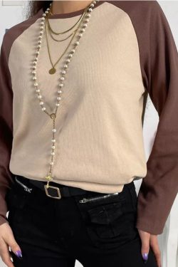 Aubrey Pullover Shirt - Y2K Summer Grunge, 90S Retro, Pastel Goth, Baby Tees, Y2K