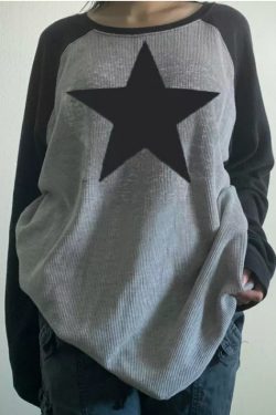 Aubrey Pullover Shirt - Y2K Summer Grunge, 90S Retro, Pastel Goth, Baby Tees, Y2K