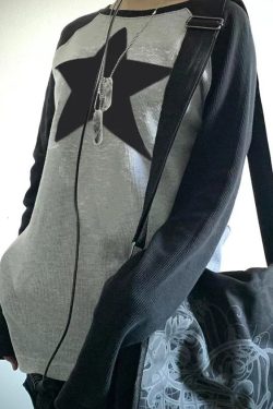 Aubrey Pullover Shirt - Y2K Summer Grunge, 90S Retro, Pastel Goth, Baby Tees, Y2K