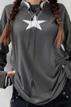 Aubrey Pullover Shirt - Y2K Summer Grunge, 90S Retro, Pastel Goth, Baby Tees, Y2K