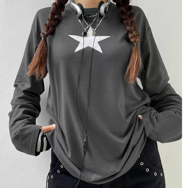 Aubrey Pullover Shirt - Y2K Summer Grunge, 90S Retro, Pastel Goth, Baby Tees, Y2K Aubrey Pullover Shirt - Y2K Summer Grunge, 90S Retro, Pastel Goth, Baby Tees, Y2K