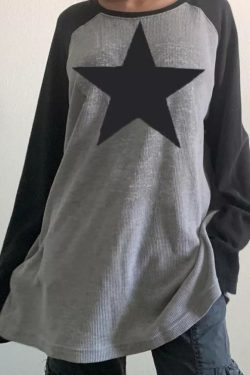 Aubrey Pullover Shirt - Y2K Summer Grunge, 90S Retro, Pastel Goth, Baby Tees, Y2K