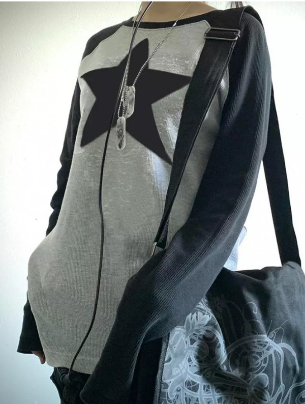 Aubrey Pullover Shirt - Y2K Summer Grunge, 90S Retro, Pastel Goth, Baby Tees, Y2K Aubrey Pullover Shirt - Y2K Summer Grunge, 90S Retro, Pastel Goth, Baby Tees, Y2K