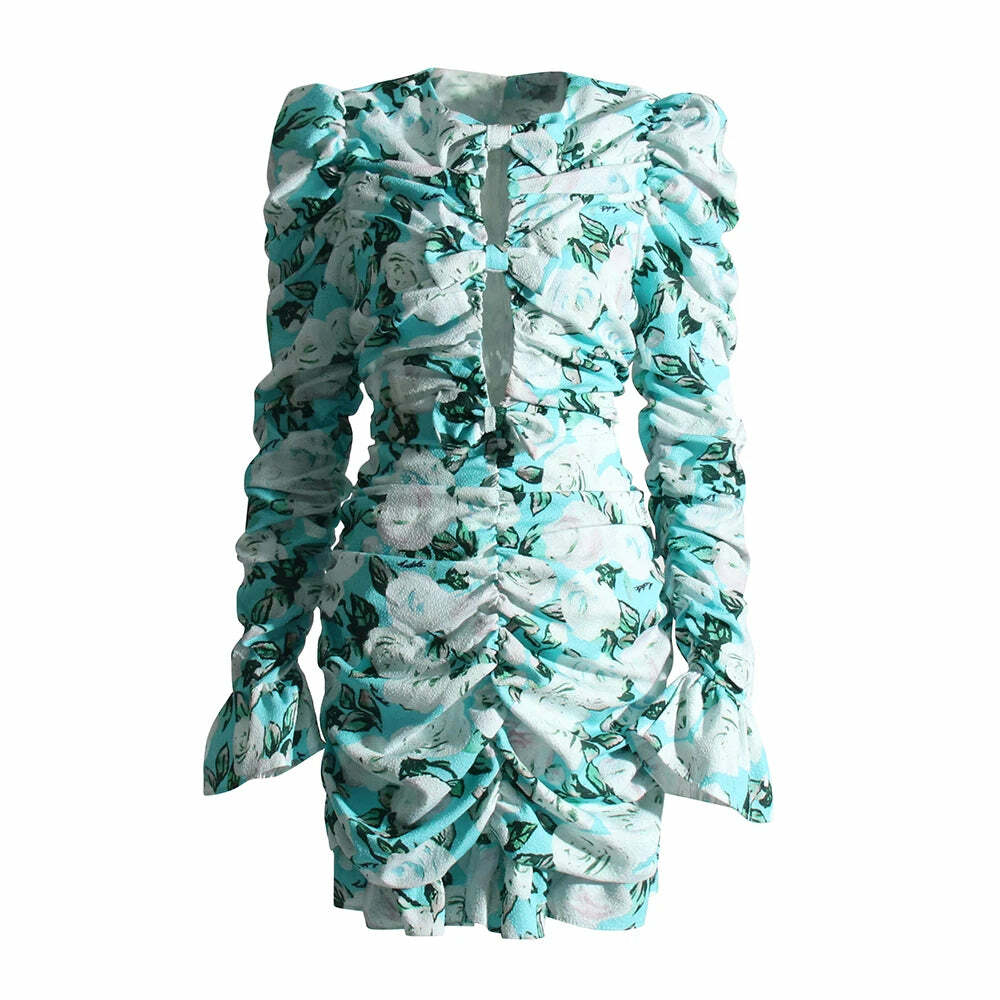 Aure Mini Dress - Y2K Summer Outfit, 90S Grunge Fashion, Retro Style, Y2K Party & Club Look