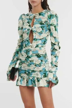 Aure Mini Dress - Y2K Summer Outfit, 90S Grunge Fashion, Retro Style, Y2K Party & Club Look