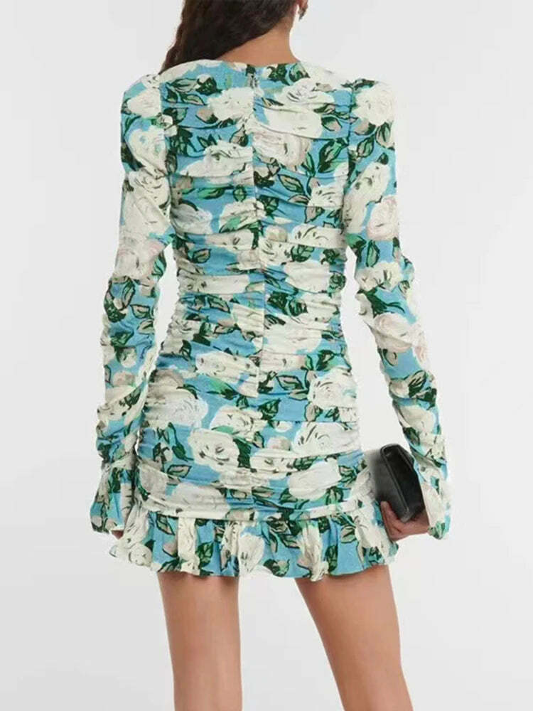 Aure Mini Dress - Y2K Summer Outfit, 90S Grunge Fashion, Retro Style, Y2K Party & Club Look