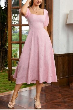 Aurelia Midi Dress - Y2K Summer Grunge Outfit, 90S Fashion, Retro Style, Pastel Goth Vibes