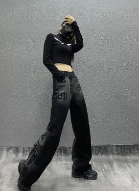 Ava Grunge Loose Cargo Jeans - Y2K Summer, 90S Fashion, Retro Style, Y2K Grunge Outfits Ava Grunge Loose Cargo Jeans - Y2K Summer, 90S Fashion, Retro Style, Y2K Grunge Outfits