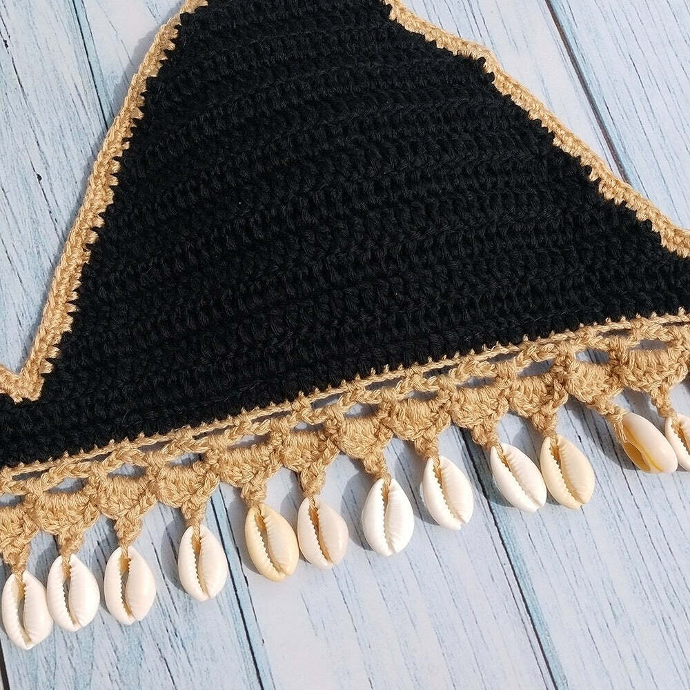 Azura Crochet Set - Y2K Summer Outfits, 90S Fashion, Grunge, Retro Style, Y2K Party & Club Out