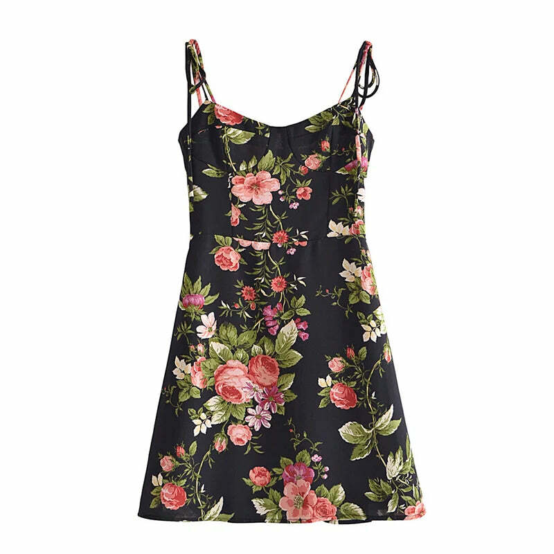 Azure Mini Dress - Y2K Summer Outfit, 90S Fashion, Grunge, Retro Style, Y2K Party & Club Look