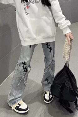 Bailey High Waist Jeans - Y2K Summer & 90S Fashion, Grunge, Retro, Hip Hop, And Pastel Goth Styles