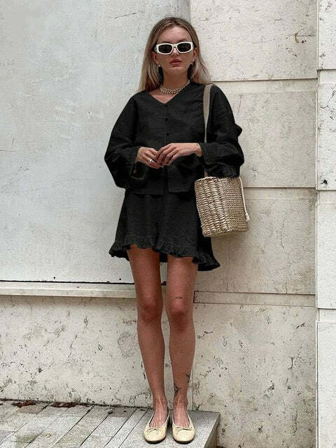 Barbara Two Piece Set - Y2K Summer Grunge Outfit, 90S Fashion, Retro Style, Y2K Party & Club Barbara Two Piece Set - Y2K Summer Grunge Outfit, 90S Fashion, Retro Style, Y2K Party & Club