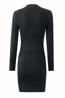 Beatrice Knitted Mini Dress - Y2K Summer, 90S Grunge, Retro Style, Y2K Party & Club Outfits