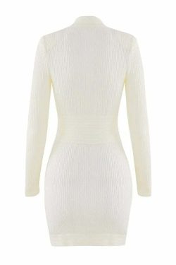 Beatrice Knitted Mini Dress - Y2K Summer, 90S Grunge, Retro Style, Y2K Party & Club Outfits