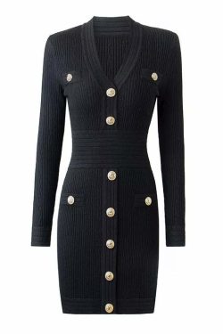 Beatrice Knitted Mini Dress - Y2K Summer, 90S Grunge, Retro Style, Y2K Party & Club Outfits