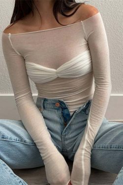 Belina Top - Y2K Summer Grunge Outfit, 90S Fashion, Retro Style, Baby Tees, Y2K Club & Party