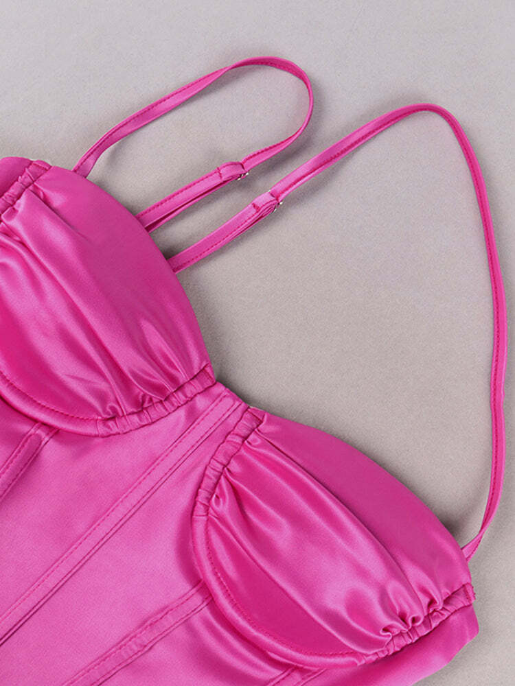 Bella Crop Top - Y2K Summer Grunge, 90S Retro, Pastel Goth, Y2K Party & Club Outfits Bella Crop Top - Y2K Summer Grunge, 90S Retro, Pastel Goth, Y2K Party & Club Outfits