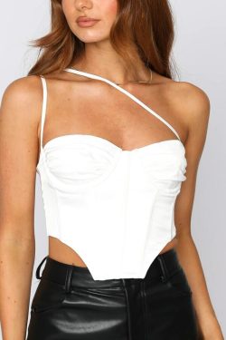 Bella Crop Top - Y2K Summer Grunge, 90S Retro, Pastel Goth, Y2K Party & Club Outfits