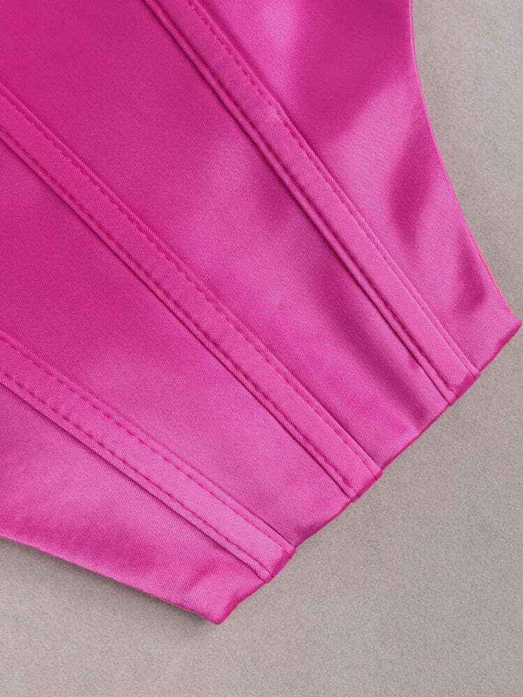 Bella Crop Top - Y2K Summer Grunge, 90S Retro, Pastel Goth, Y2K Party & Club Outfits Bella Crop Top - Y2K Summer Grunge, 90S Retro, Pastel Goth, Y2K Party & Club Outfits