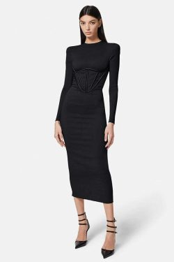 Bella Midi Dress - Y2K Summer Grunge Outfit, 90S Fashion, Retro Style, Y2K Party & Club Outfits