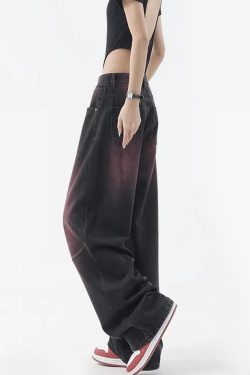 Black And Purple Jeans