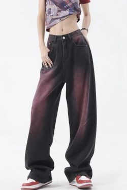 Black And Purple Jeans
