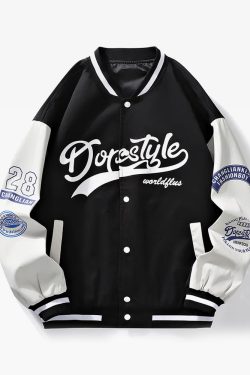 Black And White Varsity Jacket