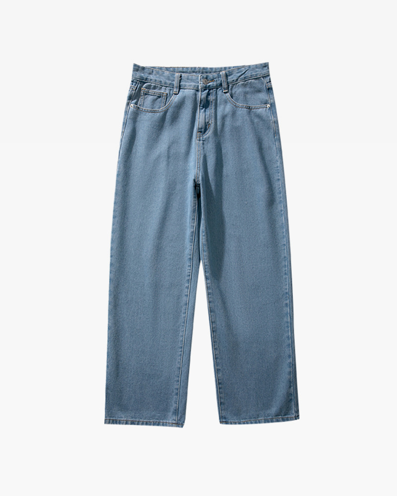 Blue Baggy Jeans - Y2K Summer & 90S Grunge Fashion, Retro Y2K Outfits, Y2K Club & Party Blue Baggy Jeans - Y2K Summer & 90S Grunge Fashion, Retro Y2K Outfits, Y2K Club & Party