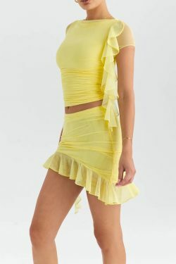 Blumi Two Piece Set - Y2K Summer & 90S Grunge Outfits, Retro Style, Y2K Party & Club Fashion