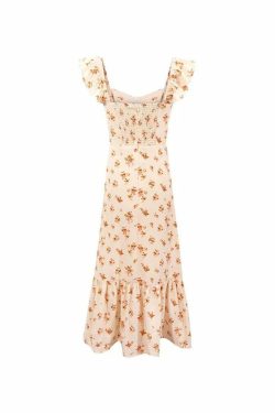 Brena Midi Dress - Y2K Summer Grunge Outfit, 90S Fashion, Retro Style, Pastel Goth Vibes