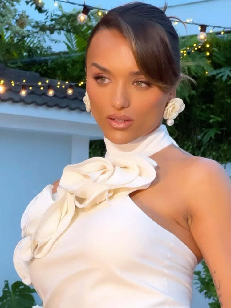 Calestina Maxi Dress - Y2K Summer Grunge Outfit, 90S Fashion, Retro Style, Pastel Goth Vibes