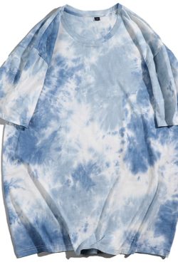 Camila Tie Dye Shirt - Y2K Summer Grunge Top, 90S Retro Fashion, Pastel Goth, Y2K Party Outfit