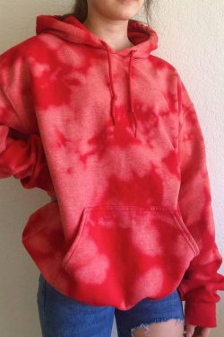 Camille Tie Dye Hoodie - Y2K Summer Grunge, 90S Retro, Pastel Goth, Y2K Club & Party Outfits