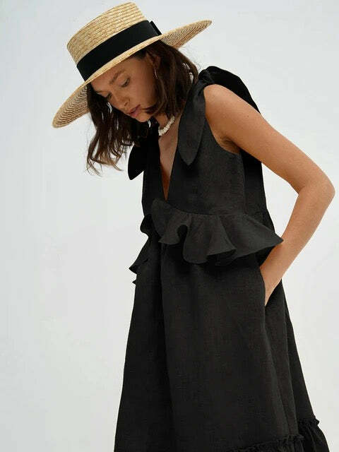 Carol Maxi Dress - Y2K Summer Grunge, 90S Retro, Pastel Goth, Y2K Party & Club Out