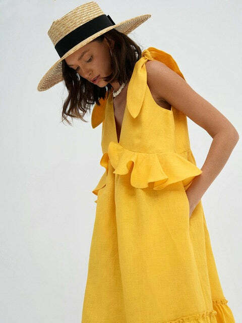 Carol Maxi Dress - Y2K Summer Grunge, 90S Retro, Pastel Goth, Y2K Party & Club Out