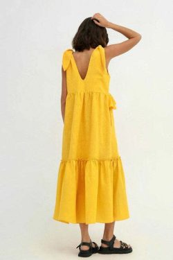 Carol Maxi Dress - Y2K Summer Grunge, 90S Retro, Pastel Goth, Y2K Party & Club Out