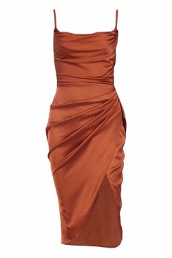 Carole Spaghetti Strap Midi Dress - Y2K Summer, 90S Fashion, Grunge, Retro, Pastel Goth Outfits