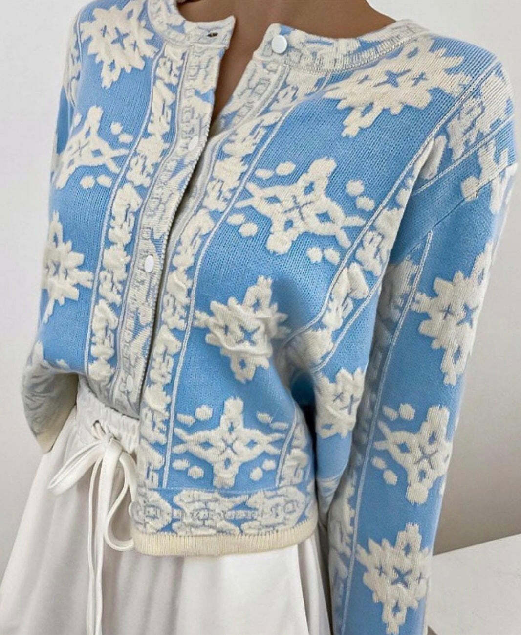 Cecile Y2K Grunge Cardigan Sweater - 90S Retro Summer Outfit, Pastel Goth, Y2K Fashion Cecile Y2K Grunge Cardigan Sweater - 90S Retro Summer Outfit, Pastel Goth, Y2K Fashion