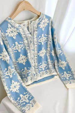 Cecile Y2K Grunge Cardigan Sweater - 90S Retro Summer Outfit, Pastel Goth, Y2K Fashion