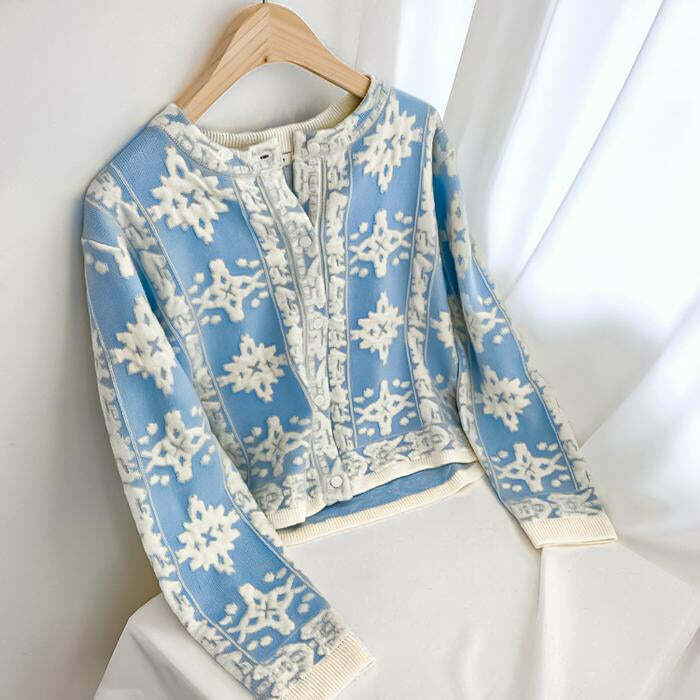 Cecile Y2K Grunge Cardigan Sweater - 90S Retro Summer Outfit, Pastel Goth, Y2K Fashion Cecile Y2K Grunge Cardigan Sweater - 90S Retro Summer Outfit, Pastel Goth, Y2K Fashion